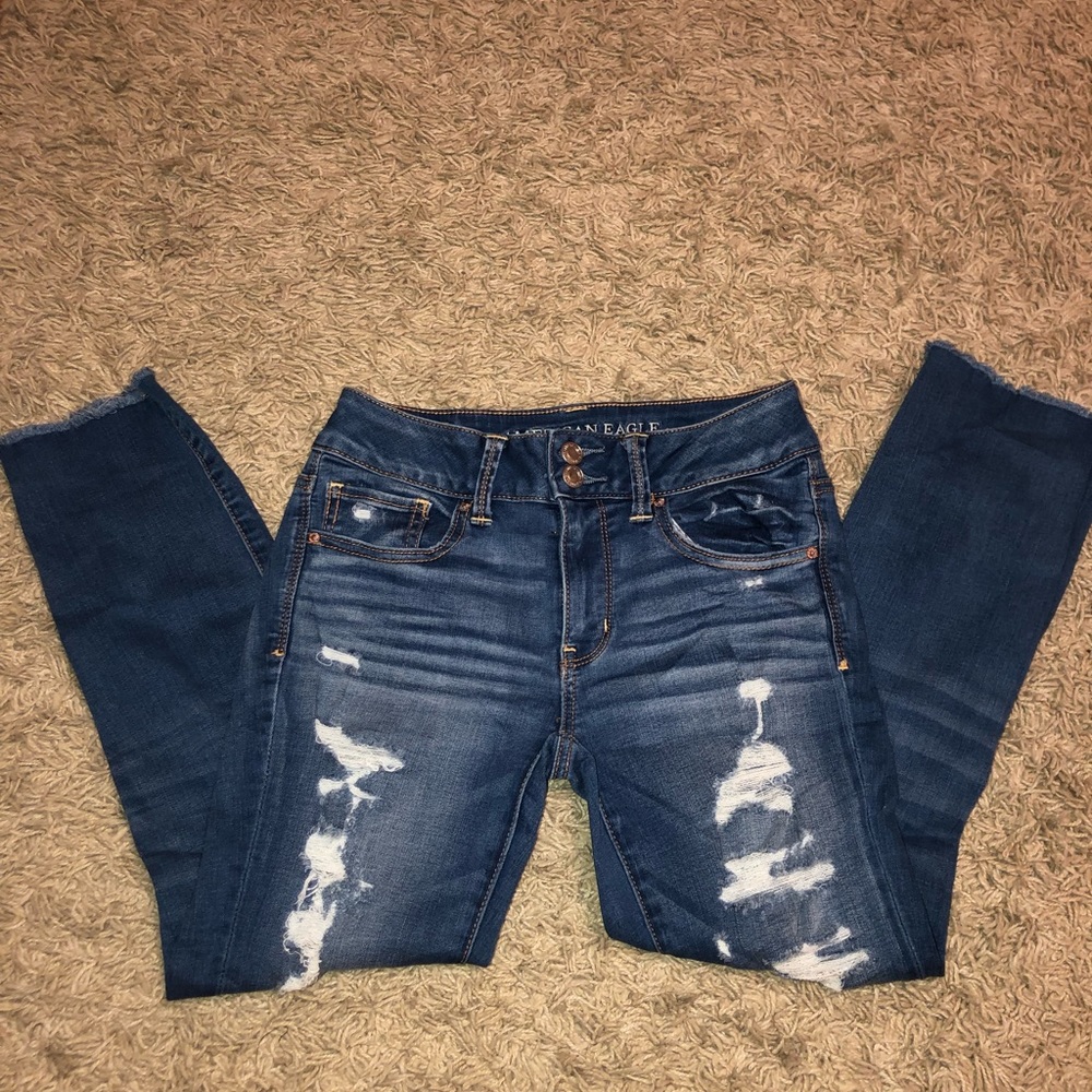 American Eagle High Rise Skinny Jeans